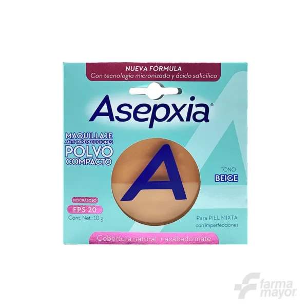 ASEPXIA MAQUILLAJE BEIGE CLARO 10G NP