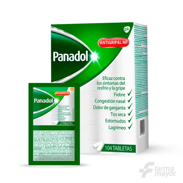 PANADOL ANTIGRIPAL X 1(CAJA 100 UNIDADES)