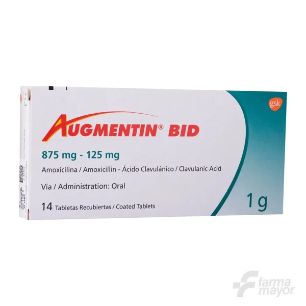 AUGMENTIN 1 GR X 14 TABLETAS