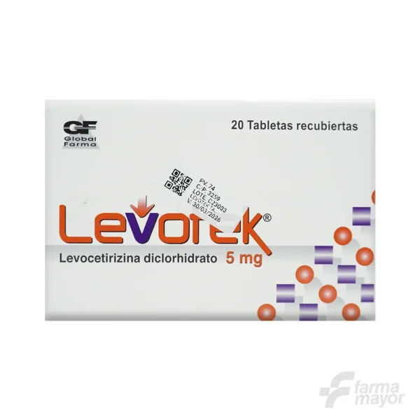 LEVOTEK TABLETAS 5MG X 10 ( CAJA 2 BLISTER)