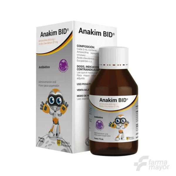 ANAKIM BID SUSPENSION 400/57MG x 70ML