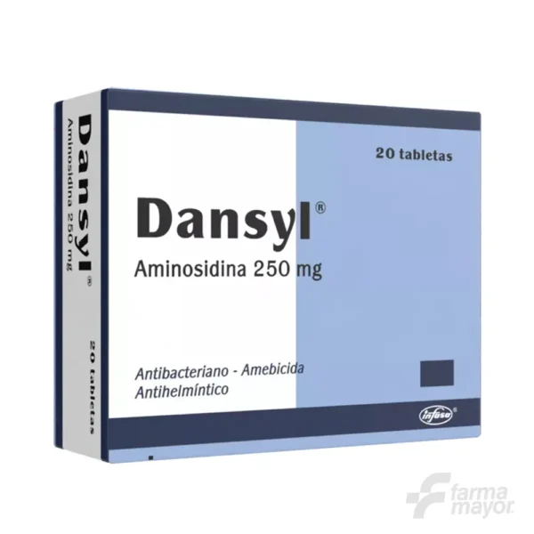 DANSYL TABLETAS 250MG X 20