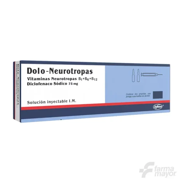 DOLO NEUROTROPAS INYECTABLE x 2 AMPOLLAS. INFASA