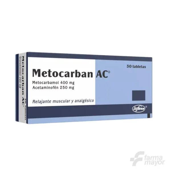 METOCARBAN AC X 30 TABS.