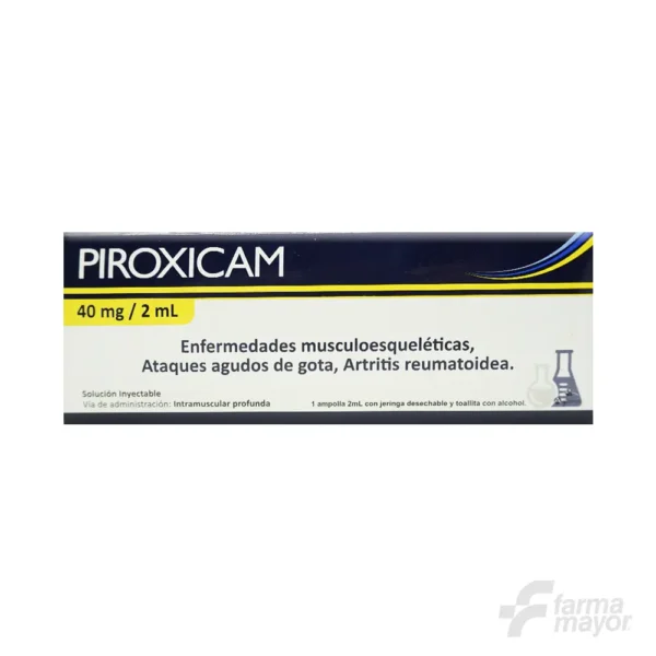 PIROXICAM AMPOLLA ALIFARMAT 40MG x 1. ALIFARMAT