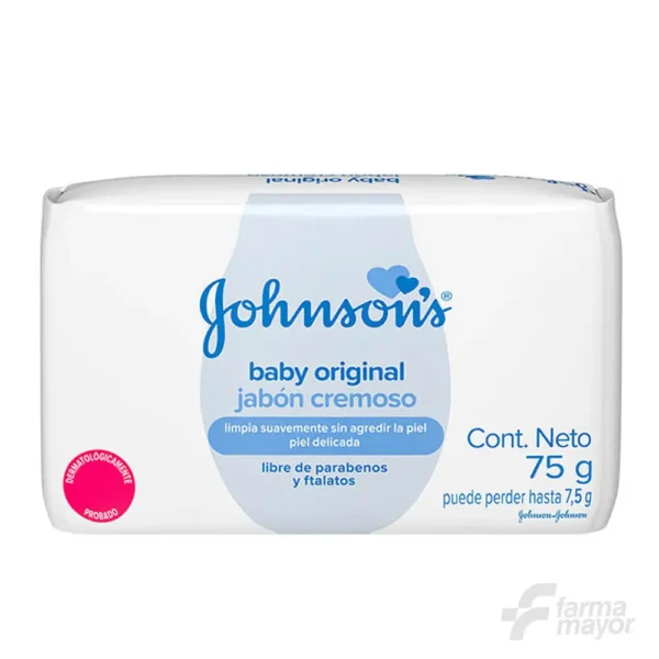 JABON CREMOSO J&J ORIGINAL 75GRS.