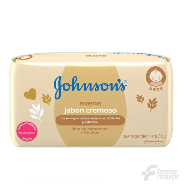 JABON CREMOSO J&J AVENA 125GRS.