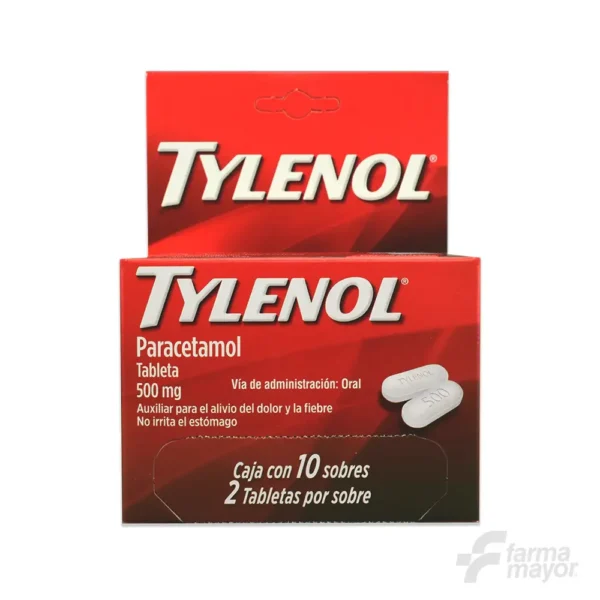 TYLENOL EXTRA FUERTE SOBRES 10 X 2 TABS