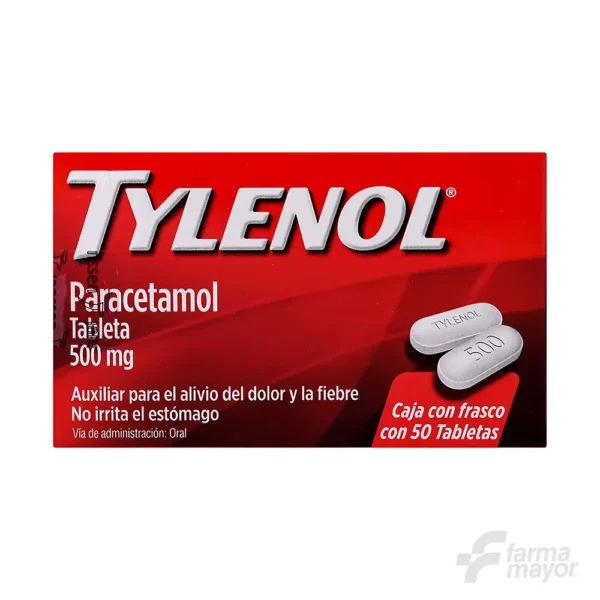 TYLENOL EXTRA FUERTE SOBRES X 2 TABS (CAJA DE 50 SOBRES)