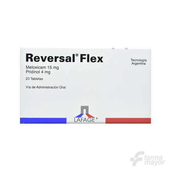 REVERSAL FLEX TABLETAS 15MG/4MG X 20