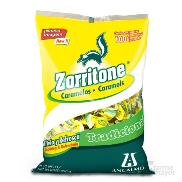 ZORRITONE CARAM. BOLSA X UNIDAD BOLSA 100