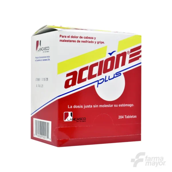 ACCION PLUS N.P. X 1 (CAJA 204 TABLETAS)