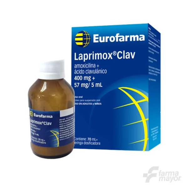 LAPRIMOX CLAV SUSP 400MG/5MLX 70ML