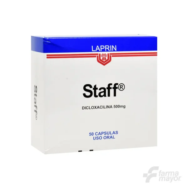 STAFF CAPSULAS 500MG X 1 (CAJA 50 CAP)