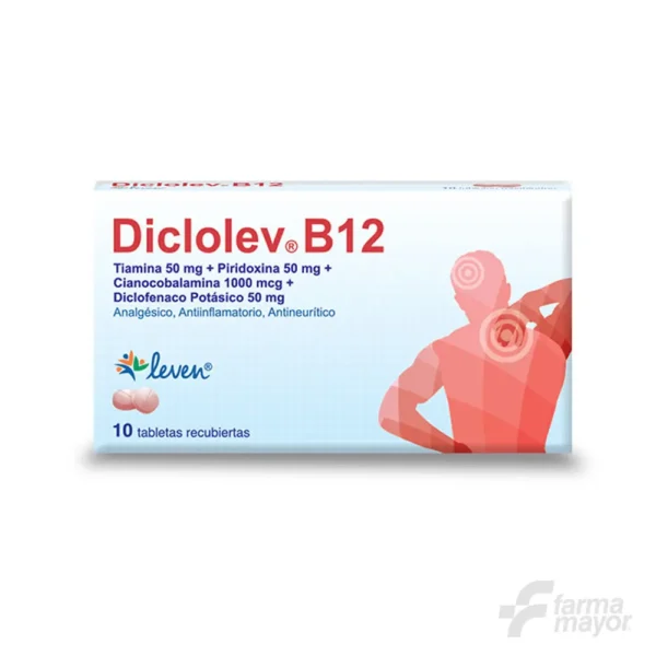 DICLOLEV B12 TABLETAS 50MG X 10