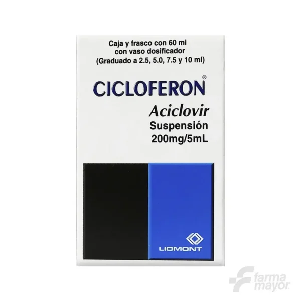 CICLOFERON SUSPENSION 200 MG/5ML X 60 ML