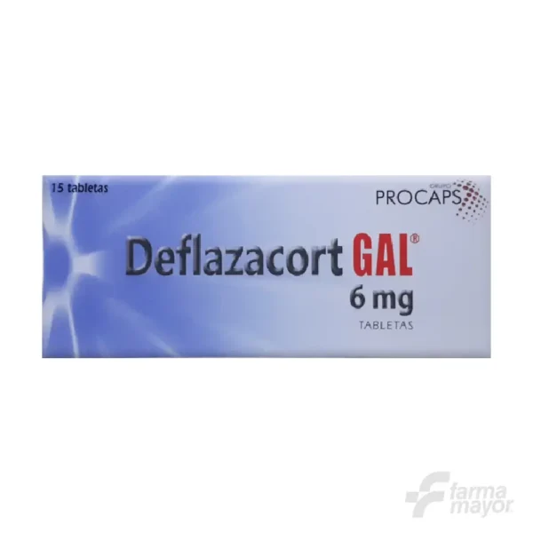 DEFLAZACORT GAL 6MG CX15. LOPEZ