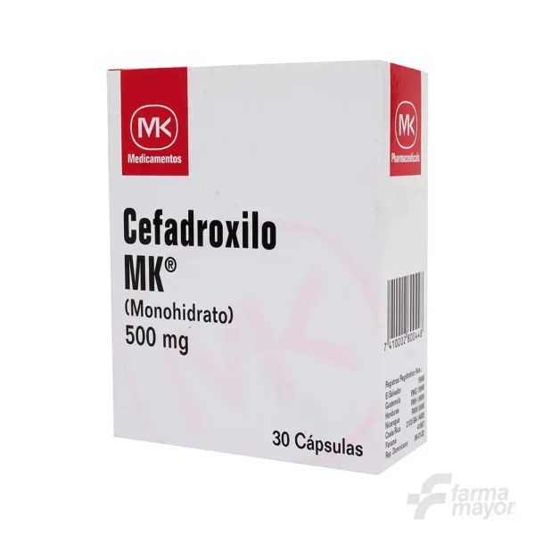 CEFADROXILO MK 500MG.X 1 (CAJA DE 30 TABS)