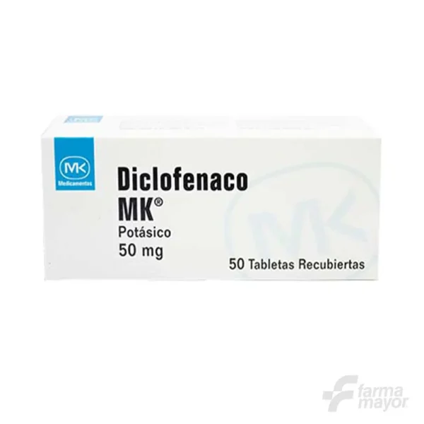 DICLOFENACO MK POTASICO 50MG. X 1 TABS (CAJA DE 50)