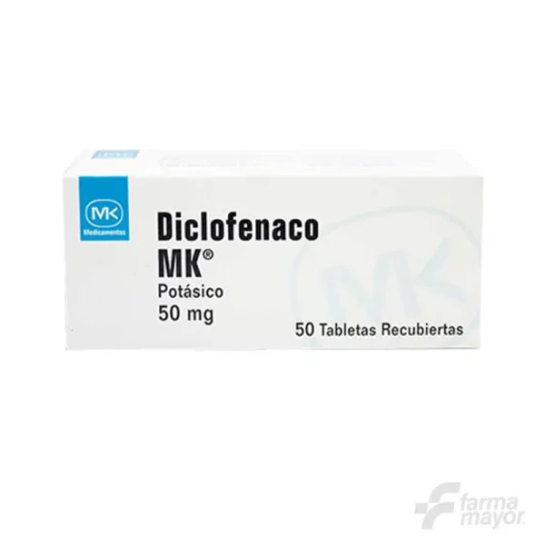 DICLOFENACO MK SODICO 50 MG. X 1 TABS. (CAJA DE 50)