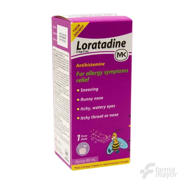 LORATADINA MK JARABE 5MG/5ML X 60ML