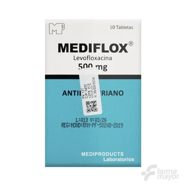 MEDIFLOX TABLETAS 500MG X 10