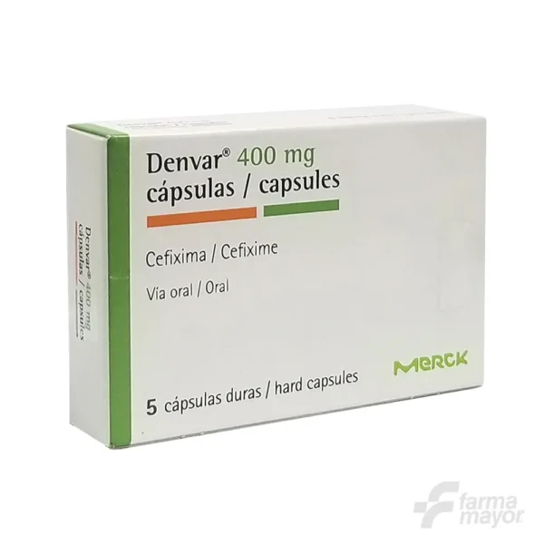 DENVAR CAPS 400MG X 5 CAJA