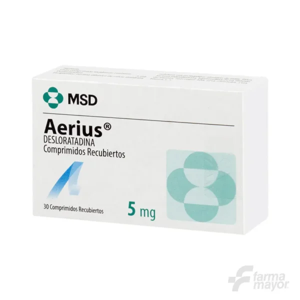 AERIUS TABLETA 5 MG X 30