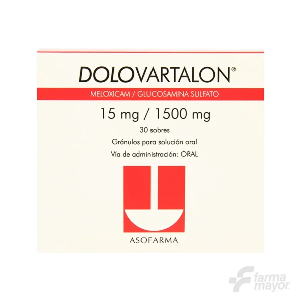 DOLOVARTALON SOBRES 15/1500 MG X 30