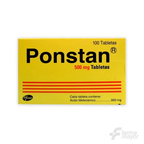 PONSTAN TABLETAS 500MG X 1 (CAJA DE 100)