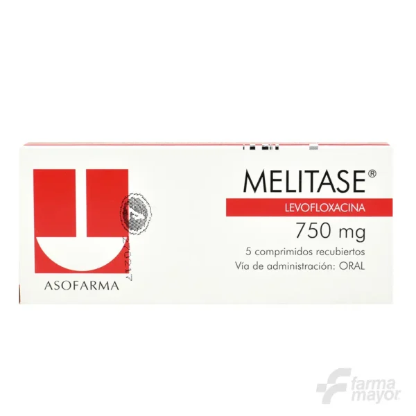 MELITASE COMPRIMIDOS 750 MG. X 5