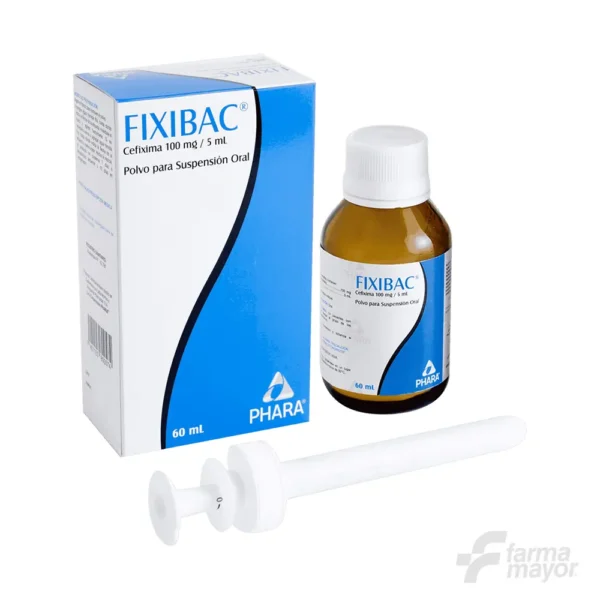 FIXIBAC POLVO P/SUSP 100 MG/5ML X 60 ML.