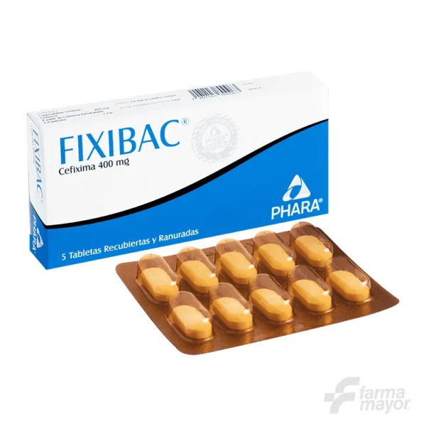 FIXIBAC TABLETAS 400MG X UNIDAD (CAJA DE 5 UNIDADES)