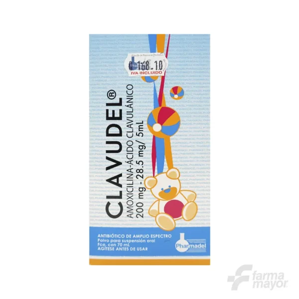 CLAVUDEL 200MG/28.5MG 70ML SUSP