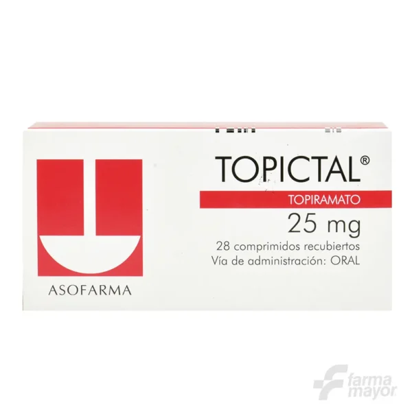 TOPICTAL COMPRIMIDOS 25 MG X 28