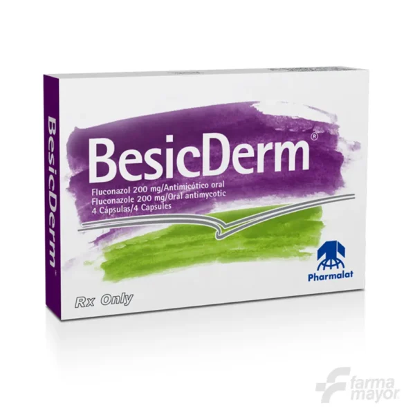 BESIC DERM CAPSULAS 200MG x 4