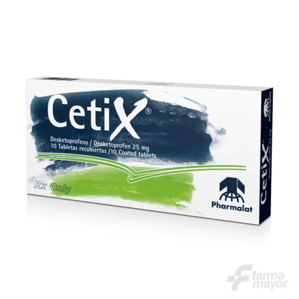 CETIX TABLETAS 25MG X 10