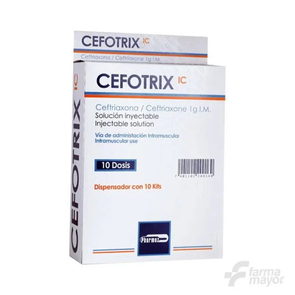 CEFOTRIX 1GR SOLUCION INYECTABLE