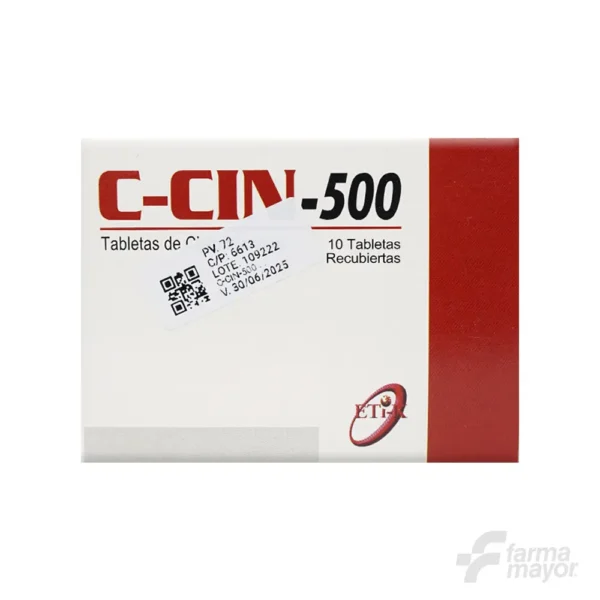 C-CIN-500 TABLETAS 500MG X 10