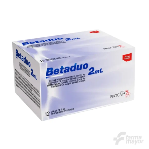 BETADUO VIAL 2ML x 1 VIAL SUELTO (CAJA DE 12 VIALES)