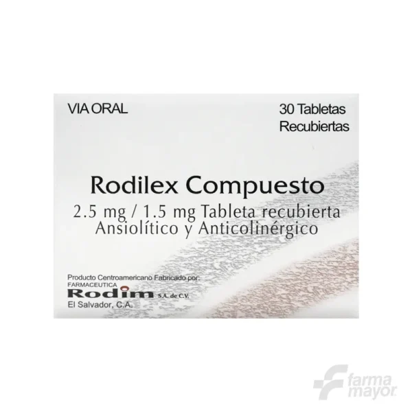 RODILEX COMPUESTO CAJA X 30 GRAGEAS