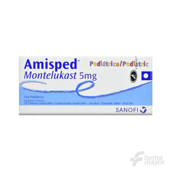 AMISPED TABLETAS MASTICABLES 5MG x 30