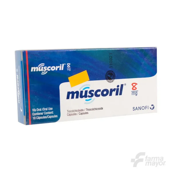 MUSCORIL 8 MG. X 10 TABLETAS