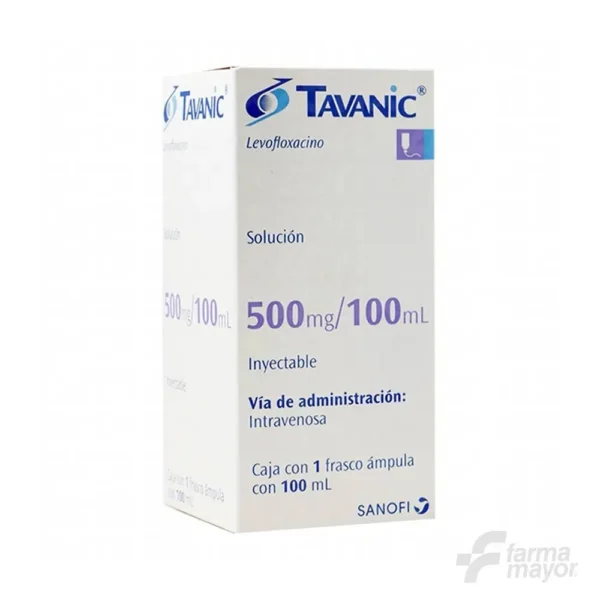 TAVANIC SOLUCION INYECTABLE 500MG X 100ML