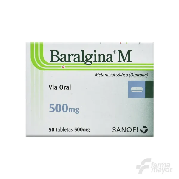 BARALGINA M 500 MG X 1 COMP (CAJA DE 50)