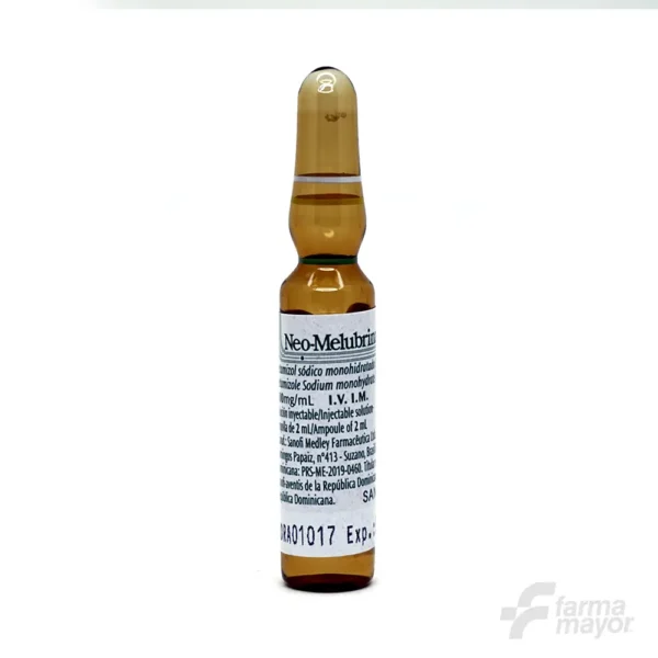 NEO MELUBRINA AMP. 2 ML. X 1 (CAJA DE 100)