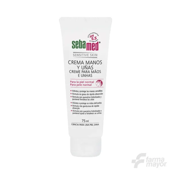 SEBAMED CREMA MANOS Y UÑAS TUBO X 75ML