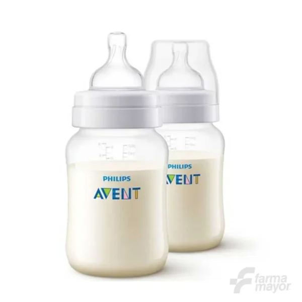 PACHA AVENT CLASSIC 2 X 9 OZ (1M )(Blanca)