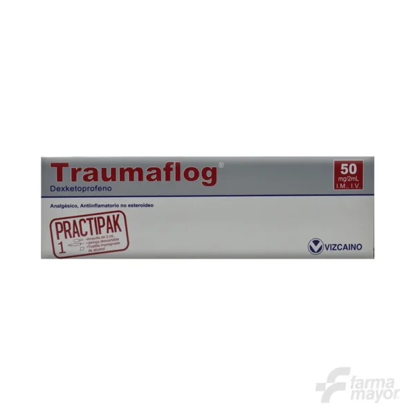 TRAUMAFLOG AMPOLLAS 50MG/2ML X 1