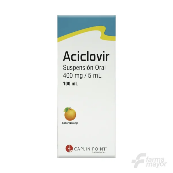 ACICLOVIR SUSP. 400MG/5ML – 100ML. CAPLIN POINT